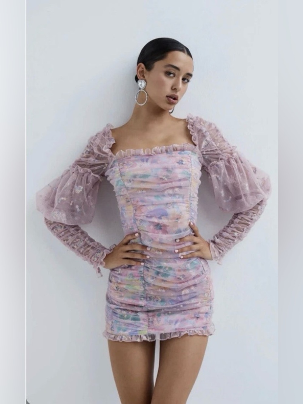 For Love and Lemons Imani Mini Dress